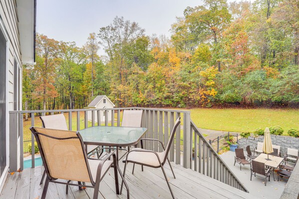 Buford Vacation Rental | 1BR | 1BA | Stairs Required | 940 Sq Ft