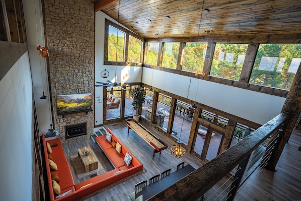 Breathtaking Living Room with panoramic views