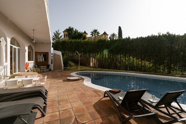Schwimmbad des Ferienhauses