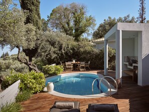 Make the most of your holiday with a dip in the beautiful pool.