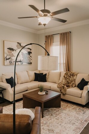 Not only is the home comfortable, but also safe. The home has exterior security cameras, a fire extinguisher, smoke detectors and carbon monoxide detectors.  