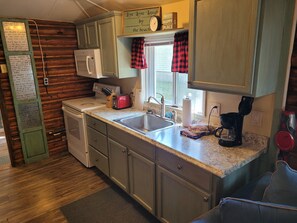 OVERALL:  One half of the kitchen