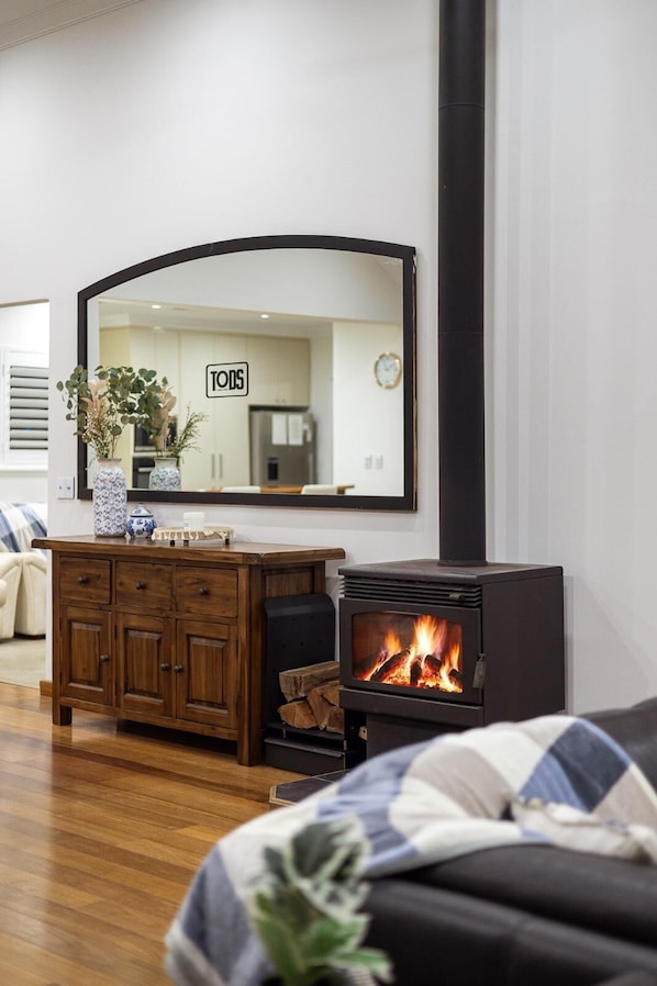 Perfect for chilly evenings—your fireside retreat is waiting! 