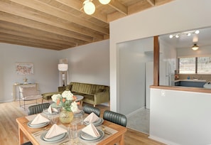 Main Dining Room Next to the Living Room and Kitchen