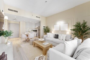 Exquisite holiday home rental with scenic canal views located on Yas Island