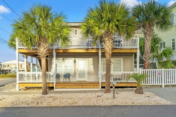 Enjoy the tropical winds while staying at this beach house