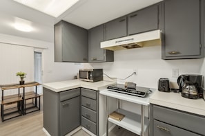 Indoors, Kitchen, Microwave, Oven, Furniture