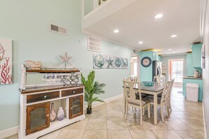 Dining Area | Dishware/Flatware | Trash Bags/Paper Towels