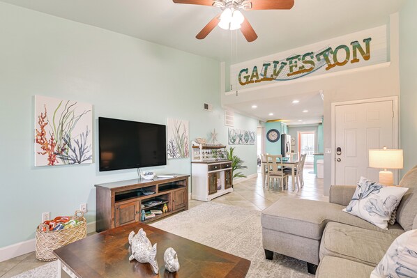 Galveston Vacation Rental | 2BR | 2BA | 1,167 Sq Ft | Stairs Required