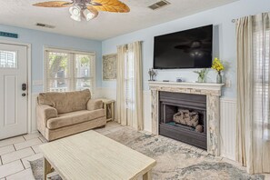 Living Room | Free WiFi | Central A/C & Heat | 1st Floor