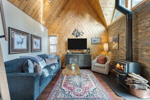 Beautiful wooden walls.