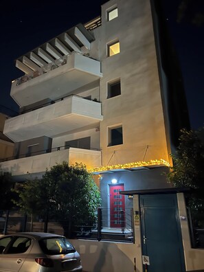 Front of property – evening/night