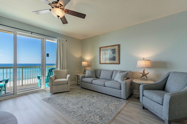 Gulf front living room