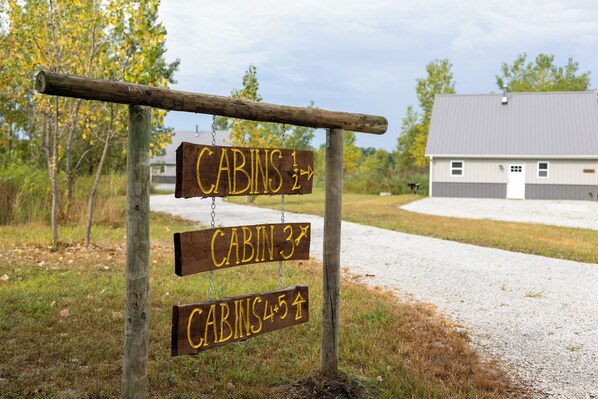 Cabins 1 through 5