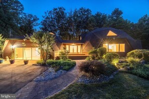 Dome house night