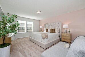 Unwind in high-quality beds and enjoy a restful night's sleep after a fun-filled day at the parks.