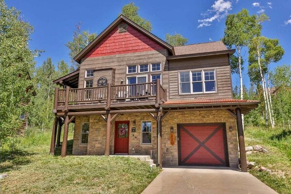 The Cabin is Nestled in an Aspen Grove in the Exclusive Rendezvous Neighborhood in Winter Park.