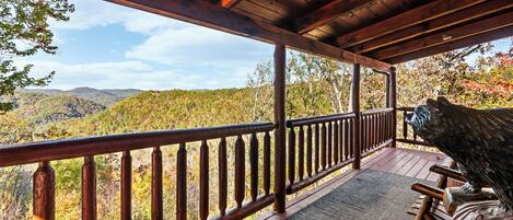 Mountain views from just outside the front door.