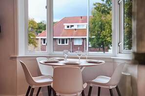 Dining table with view