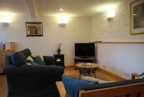 Downstairs lounge area