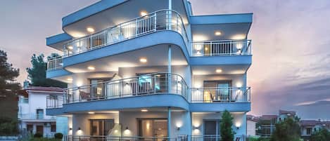 Fassade der Unterkunft