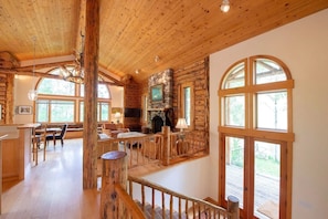 Main level living space of main house