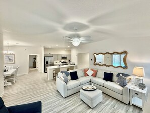 Open Concept: Living Room/Dining/Kitchen