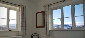 Bedroom One double aspect views towards Pen y Fan