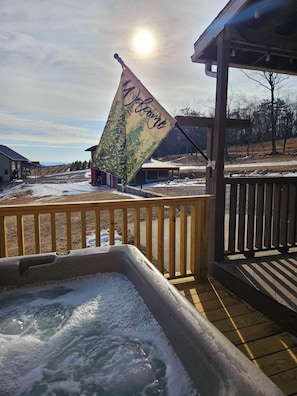 Hot Tub in the morning sun