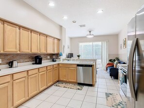 Prepare your own cooked meals in our fully equipped kitchen