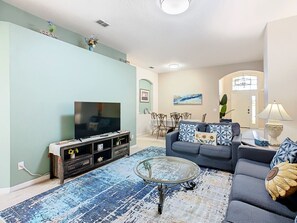Relax in our living area