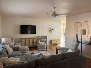 Main living room with tv