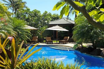 Poipu Bay Getaway - Poipu House - Saltwater pool, hot tub, AC!, Walk to Beach and Hyatt!