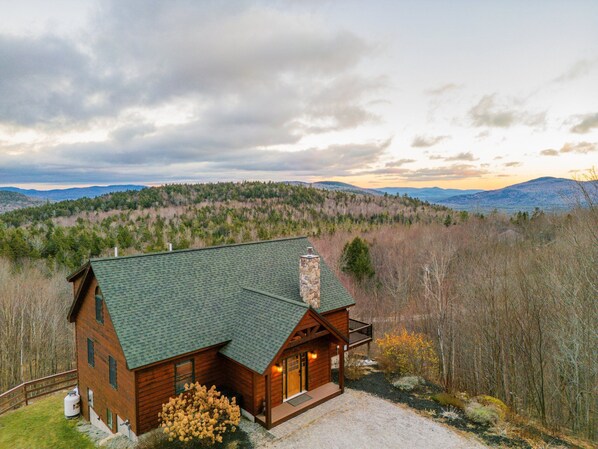 From above, the beauty of this home and its surroundings is even more breathtaking.