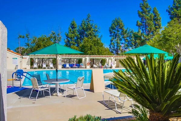 club house swimming pool