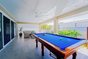 Any damage caused to the pool table will result in a $1000 fee.