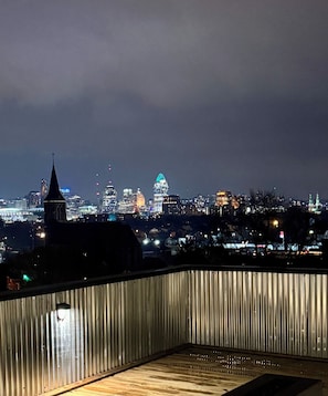 View from the rooftop deck