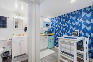 Corner of the room - Bathroom and Kitchenette