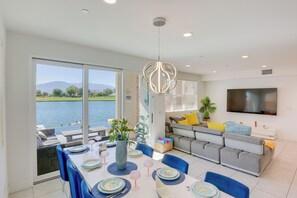 Dining Area | 2-Story House | In-Unit Laundry | Central Heating & A/C