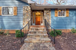 Front view of house