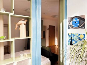 Admire unique artwork that adds character to the space. Book now and explore every detail!