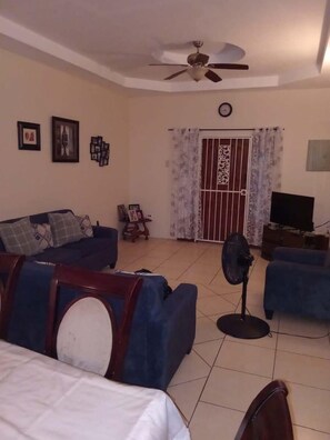 Living area (front house)