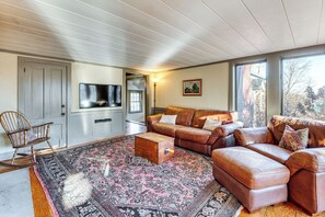 Living Room | Smart TV | Mini-Split A/C & Heating Units | 1st Floor