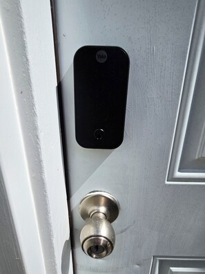 Secure entry to the home with personalized coded access.
