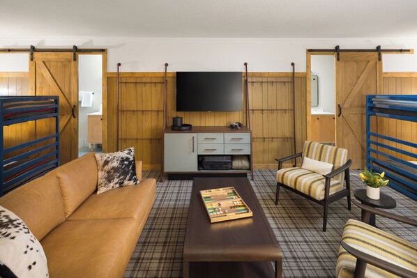 Spacious living room area