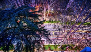 Tbilisi Bliss Penthouse - Street View from living room balcony