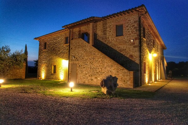 Property building,Night