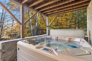 Hot Tub on the Lower Covered Patio