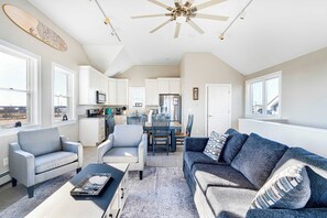 Relax in the main floor living area while taking in the stunning views.