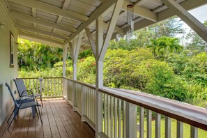 Front Porch | Outdoor Shower | Shared 1-Acre Yard